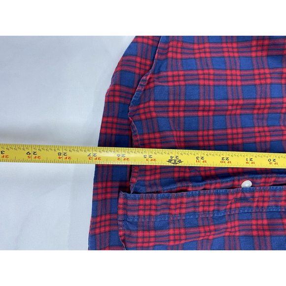 Bonobos Men's Medium Short Standard Fit Plaid Button Down Shirt Long Sleeve Red - Picture 5 of 7